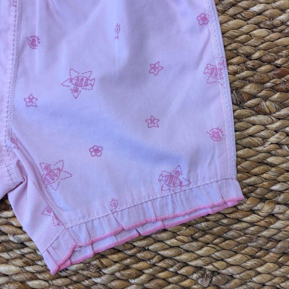 🍍NWT 6Mo Fish, Starfish & Flower Short Set - Picture 7 of 8